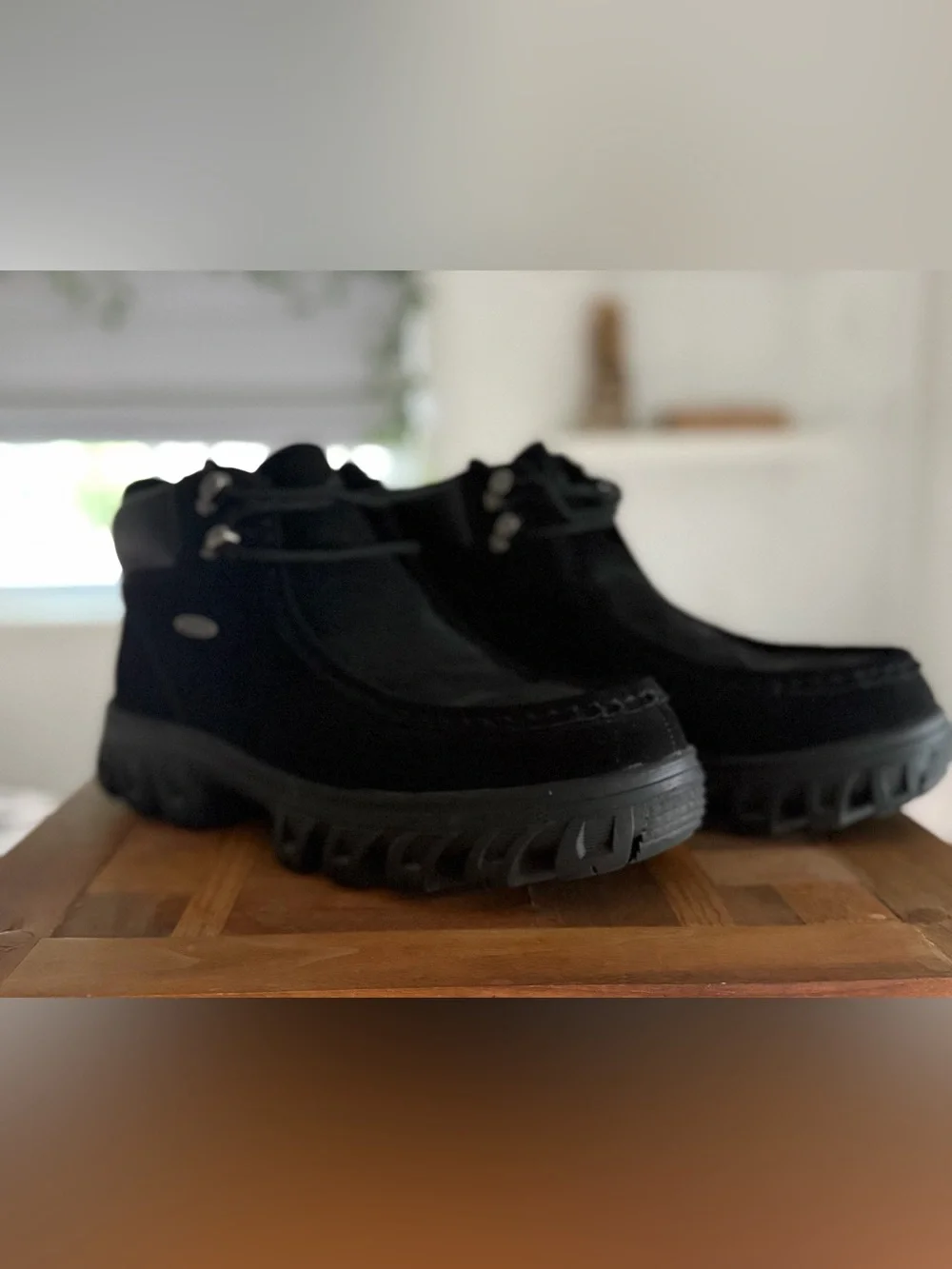 Lugz Men's Black Suede Chukka Boot